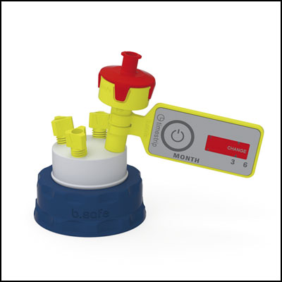 加仑瓶盖4P，带有unf端口BLM13803