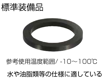 GK-NBR垫片NBR（Buna N）（标准设备）3/4英寸