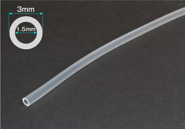 有机硅橡胶管1.5mm x 3mm切割