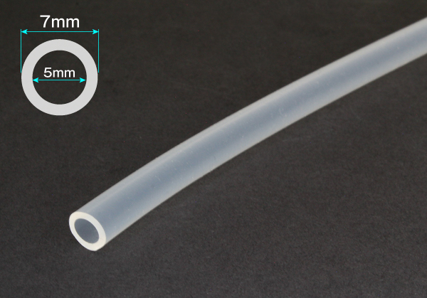 有机硅橡胶管5mm x 7mm切割