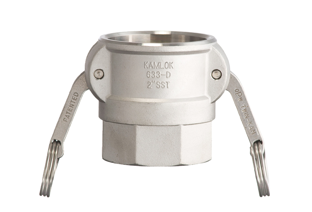 Camlock铜菜单（不锈钢）633-DB 6英寸SST