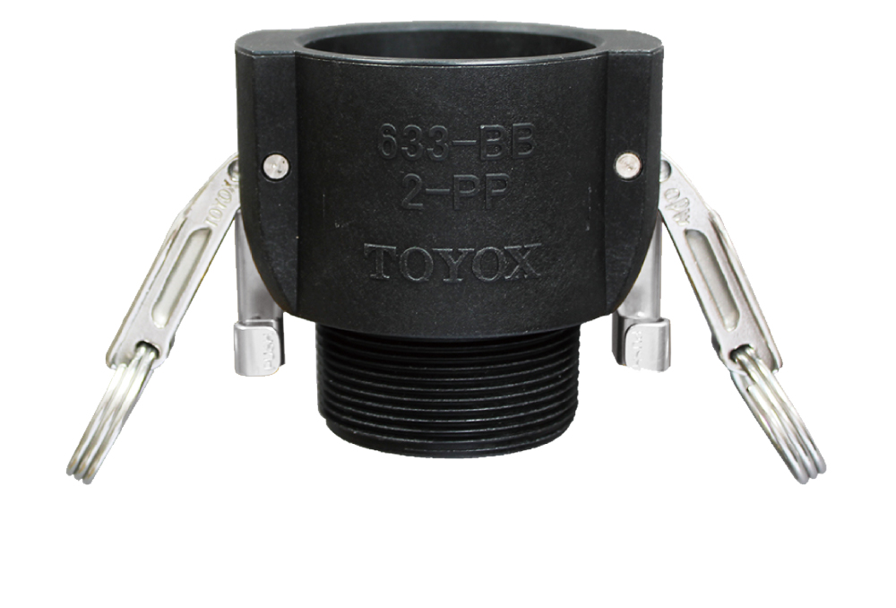 Camlock Twin Lock Type Copperer Online（Polypropelin）633-BBL 2英寸PP