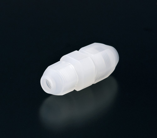 PP切割树脂管零件（PP螺纹接头）不同直径FZ1/2×3/8（5件）