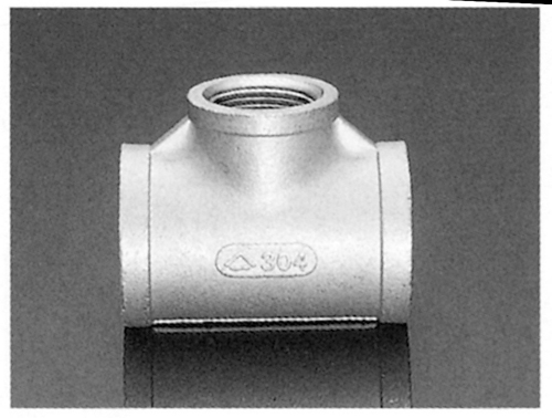 SUS管道配件：不锈钢直径不同的奶酪2x1-1/2