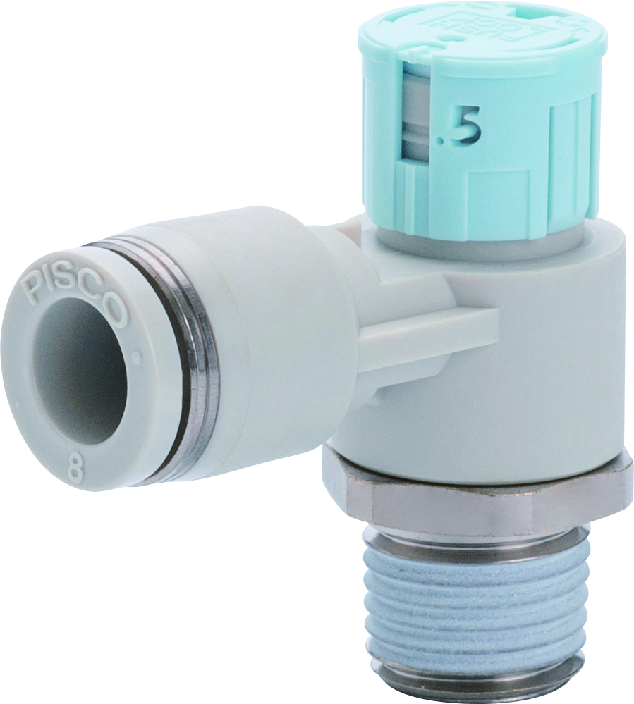 速度控制器类型带拨号Elbo金属化低流量英寸尺寸JSGC5/16-04BLW