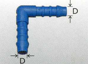 Hinode Kasei Nylon 66 Union Elbow NHE-19 10件