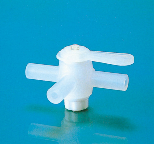 PFA三向阀（用于拟合）分支管道外径12φ插头18孔口直径φ4