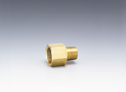 螺纹关节具有不同直径的  和雌性插座（由黄铜制成）GMF-0604-BS