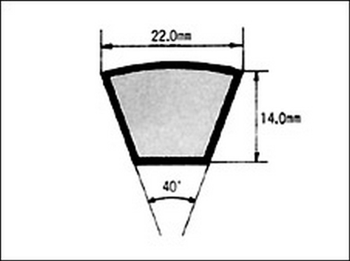 耐热V带（红色）C类型230 5842mm