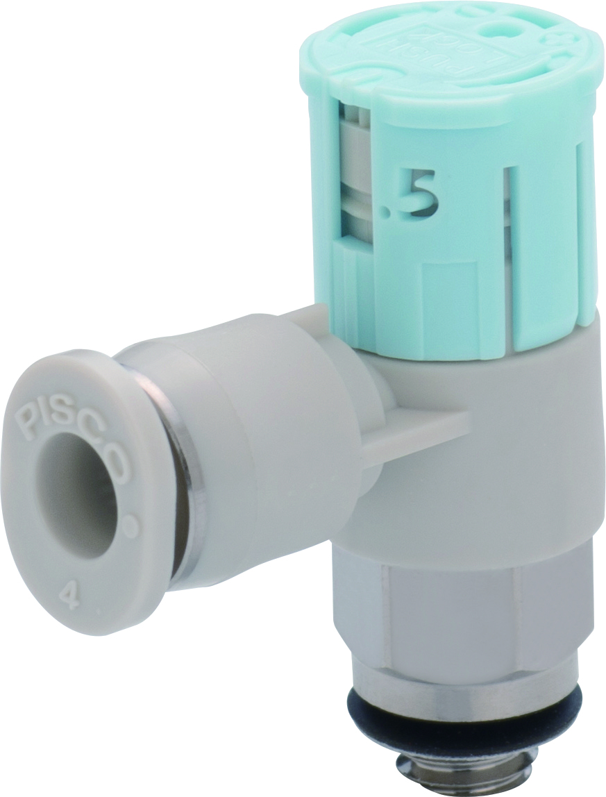 速度控制器类型带拨号Elbo金属化低流量英寸尺寸JSGC1/4-M5BLW