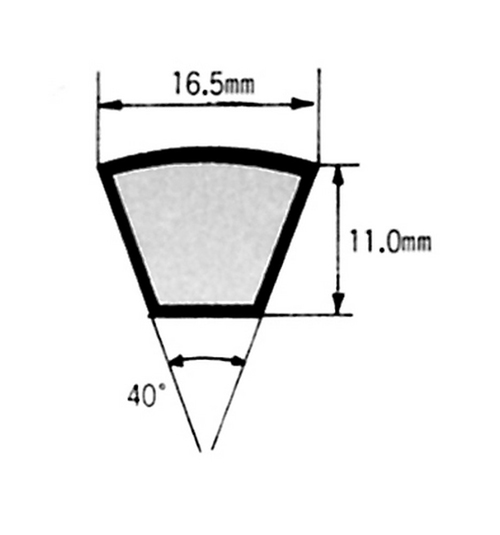 标准V带B型N NO210有效的音高圆周5334mm