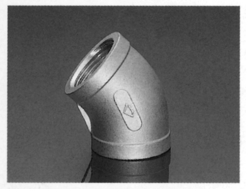 SUS管道配件不锈钢45°肘4