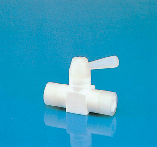 PTFE双向球阀（由PTFE制成）连接螺钉RP3/4孔口直径φ15