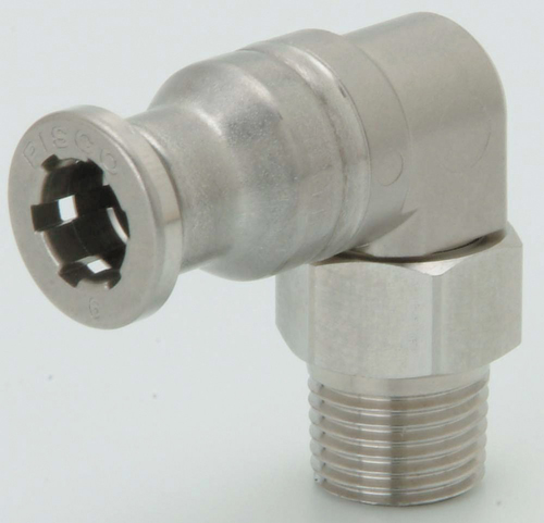 Tube Fitting SUS316肘SSPL 16-04适用的管外径16螺钉R 1/2
