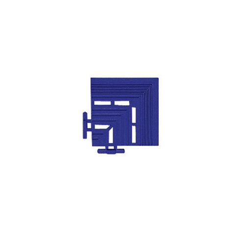 生态接头板条角缘边缘蓝色100 x 100 MR0910923