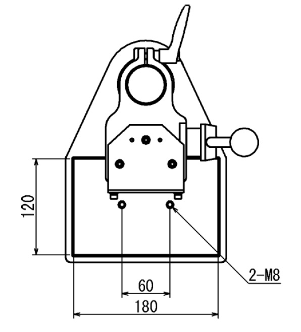 简单的手动支架（杠杆类型）SVL-1000N