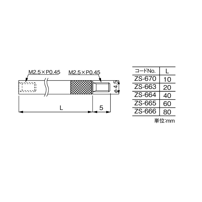 DM214・224 用継足40ZS-664
