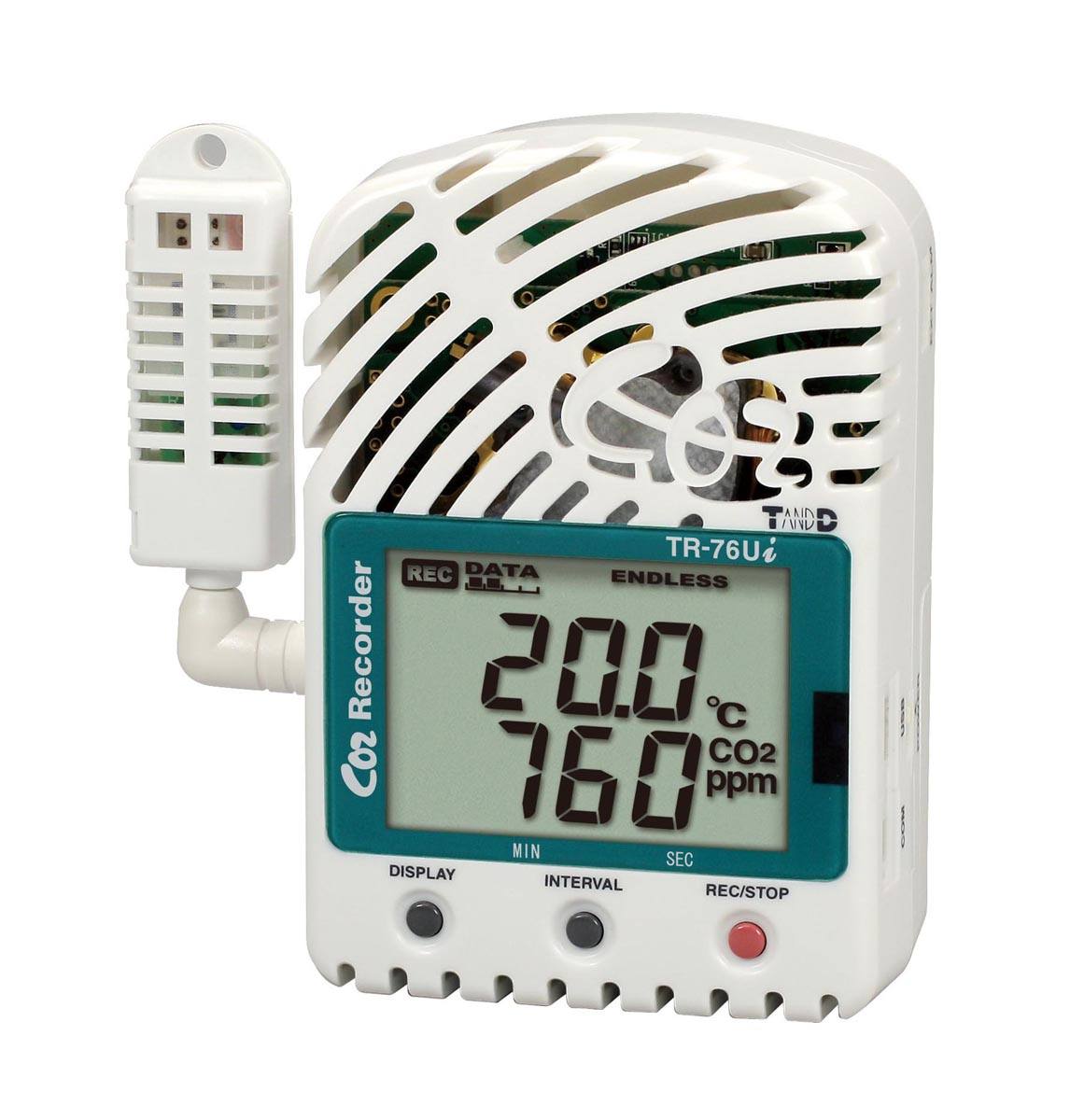 ondotori USB（温度和湿度/二氧化碳记录仪）TR-76UI
