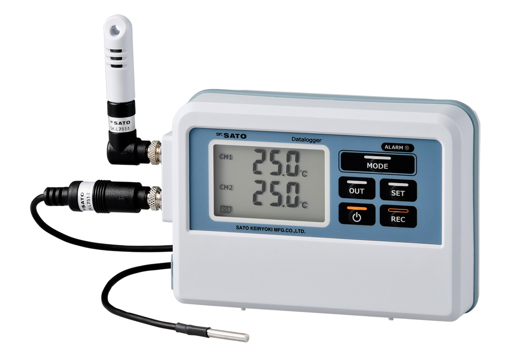 2CH温度记录器SK-L751指示器仅8800-00