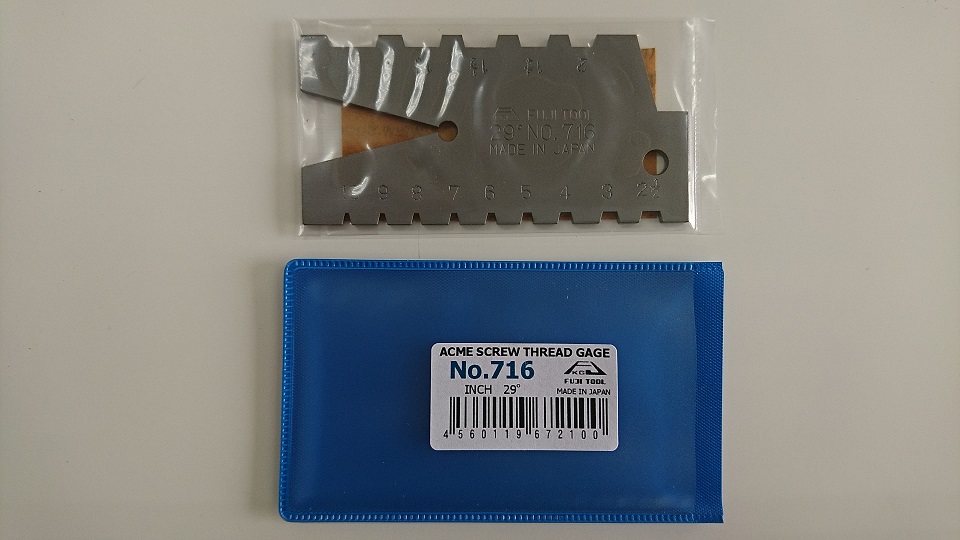 角度ACME量规29°716