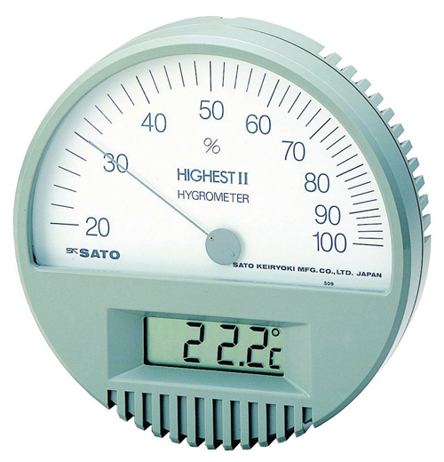  高II型湿度计（带温度计）编号7542-00