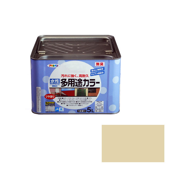 水基多功能颜色5L（色彩米色）