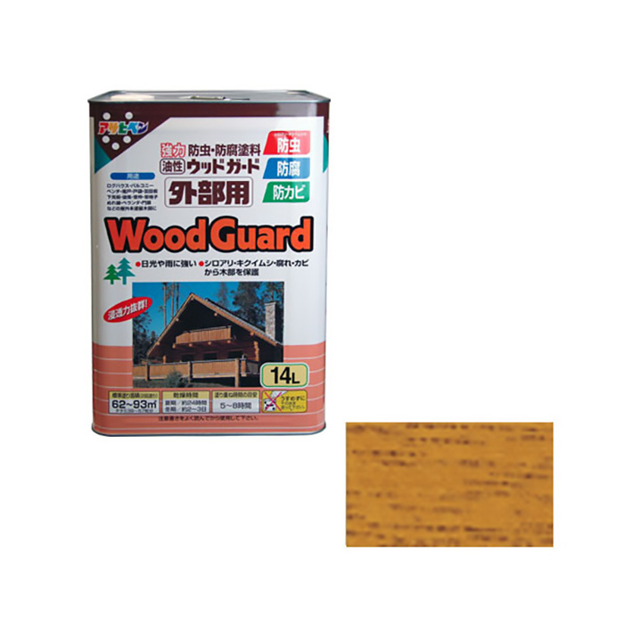 油基木护卫，外部用途，14L浅橡木