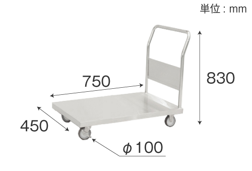 不锈钢手推车SFD SFD-074