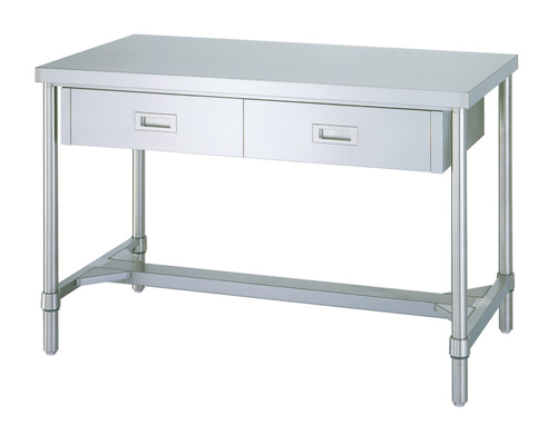 不锈钢工作台（SUS430）单面抽屉H框架类型WDH-18090