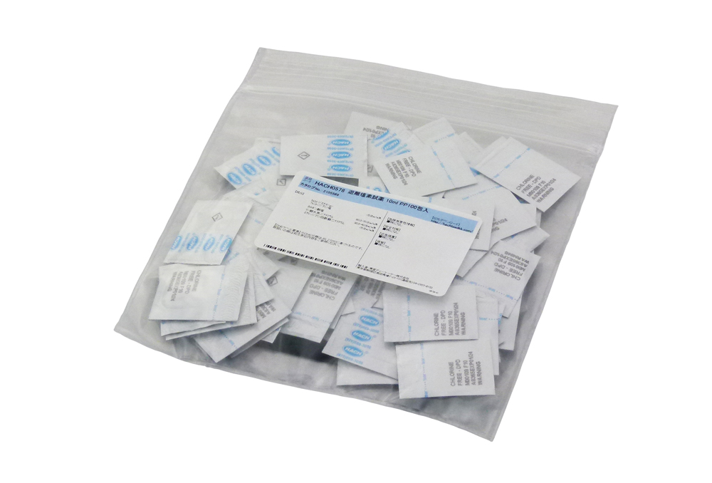 游离氯试剂10ml PP HACH0578（100个数据包）