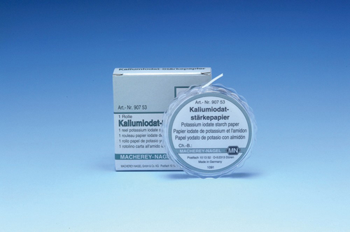 半定量测试纸/检测测试纸MN90753 7mm宽x 5m卷式冠型碳酸盐淀粉测试纸1卷