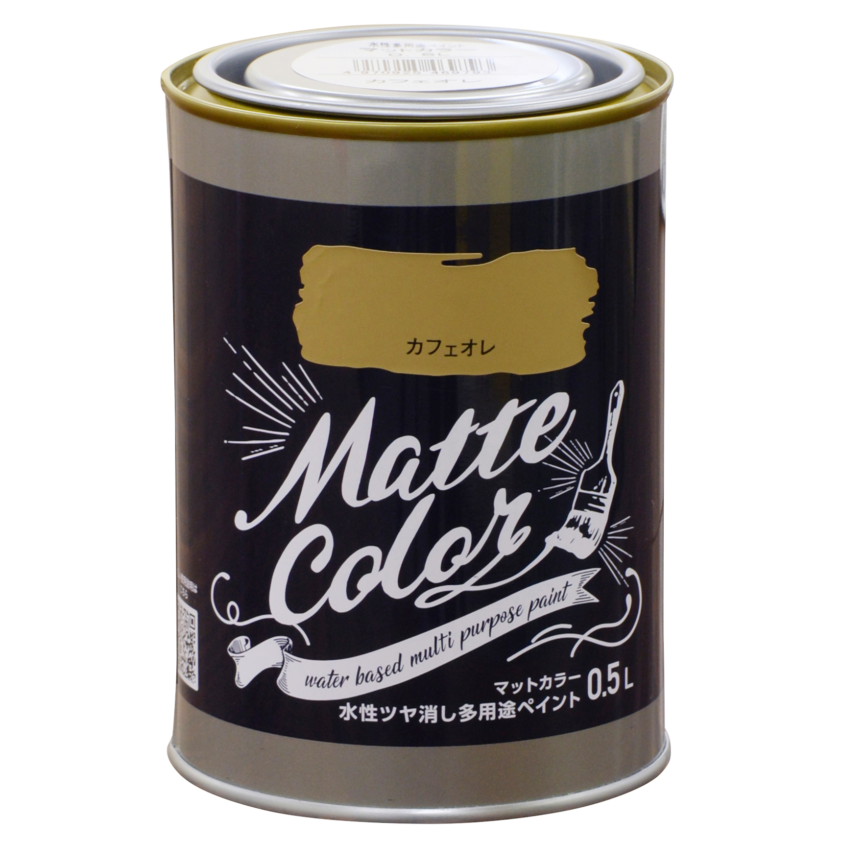 水基多功能油漆哑光颜色0.5L咖啡馆