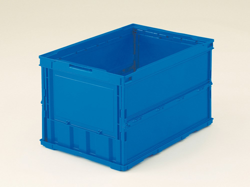 薄折叠容器betanko，无通风口，毛刺，530x366x325hmm