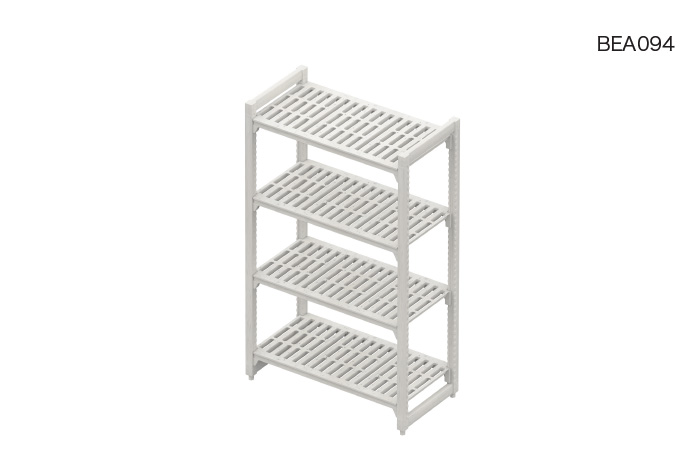 架子类型P 4层网格完全套件H1500 X W900 X D450（BEA094）