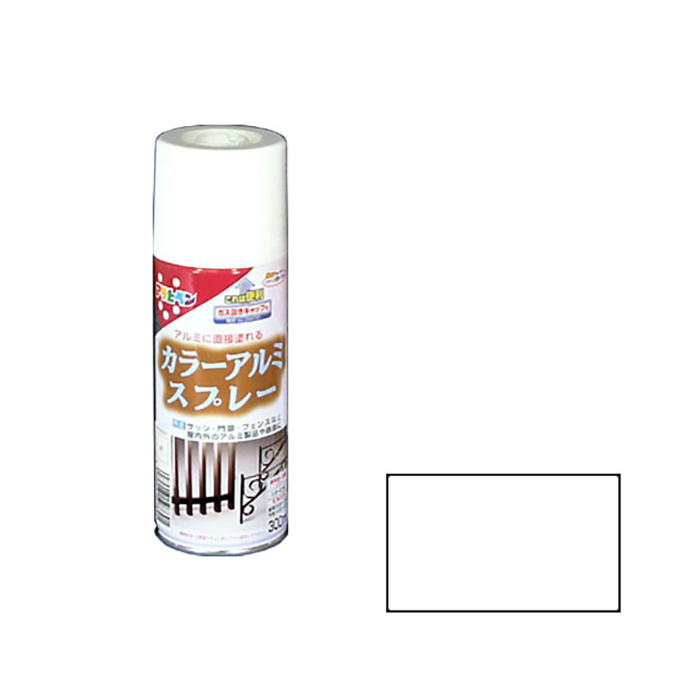 彩色铝喷雾300ml白色