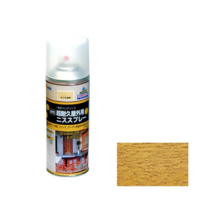 室外清漆300毫升，半光泽透明