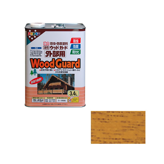 外部使用油基木护卫3.4L浅橡木