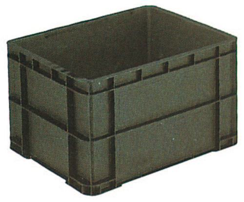 San Eleknar San Bocks＃75-2M导电PP 592MMX455MMX354MM黑色