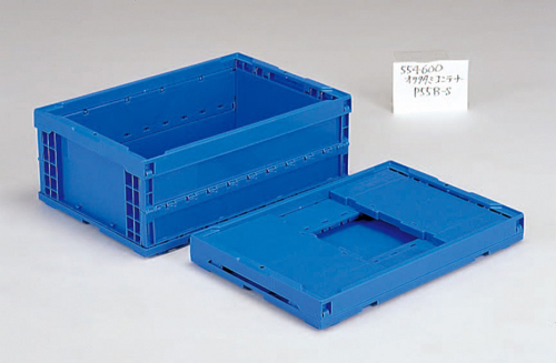 All-Pla轴Oritatami（PP）Oricon P55B-S 649mm x 439mm x 249mm蓝色