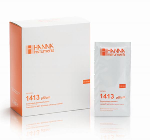 EC标准液 1413 μS/cm 20mL×25袋HI 70031P