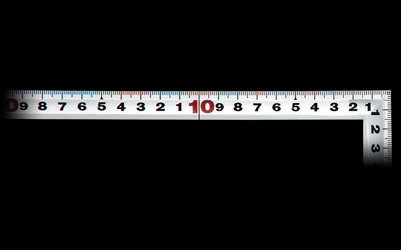 弯曲的Shaku银50厘米，用于铁工10030SL-50cm