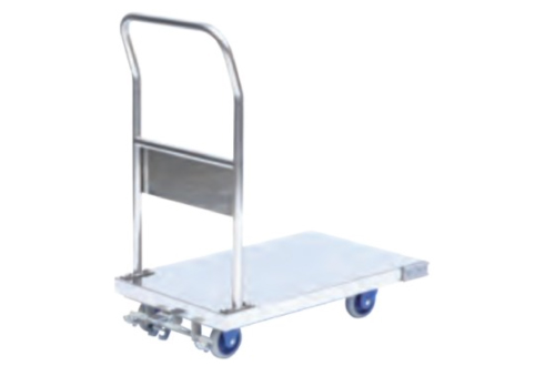 无声不锈钢手推车（小）带脚制动SUS-102GS+FB