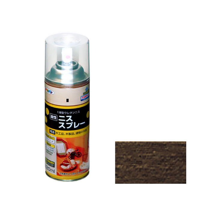 清漆喷雾420ml深色橡木