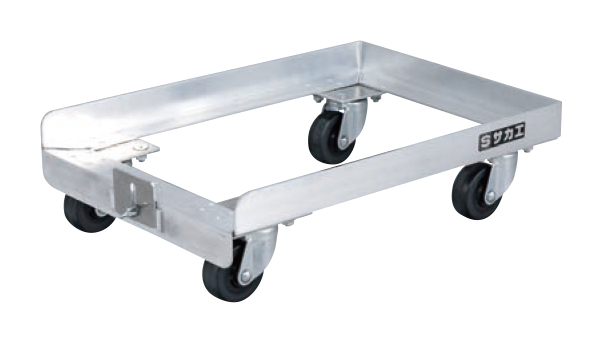 铝制容器手推车S-4DAL W580XD400XH127