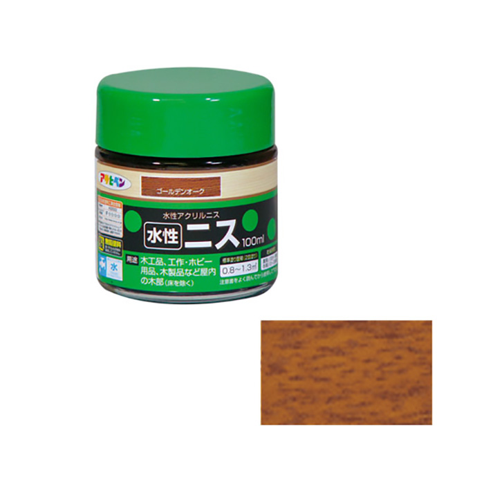 水基清漆100毫升金橡木