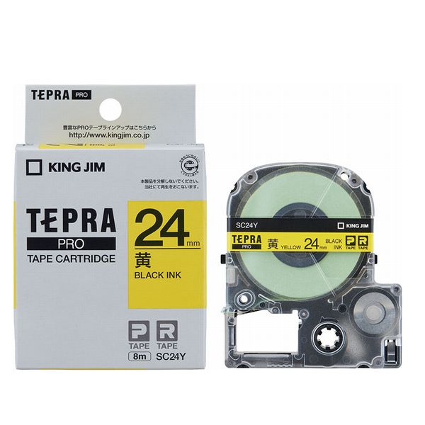 Tepra Pro黄色标签（8MSC24Y）