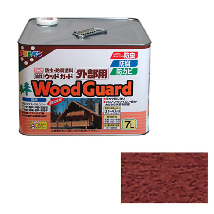 油基木制护卫，外部用途，7L桃花心木