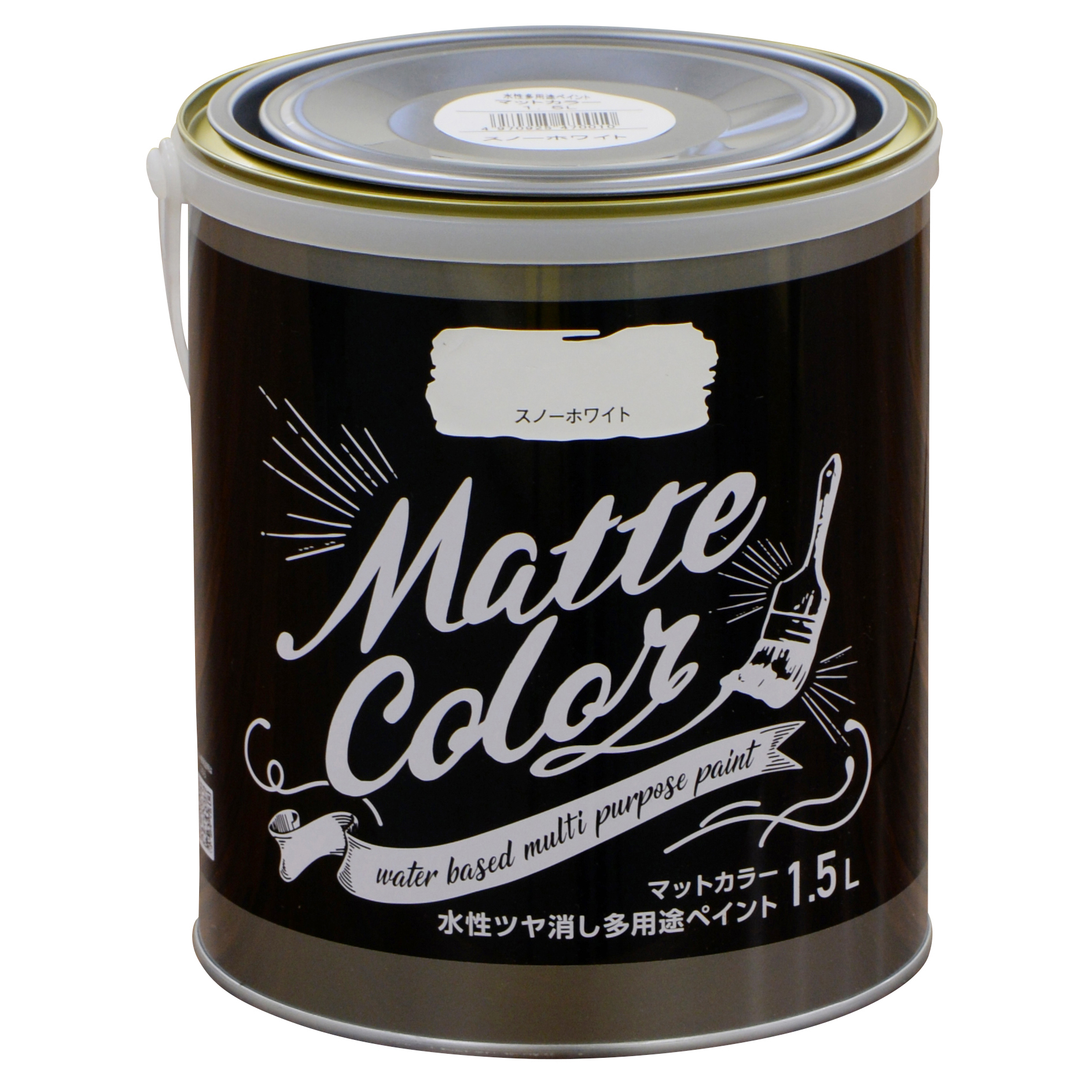 水基多功能油漆哑光颜色1.5l白雪公主