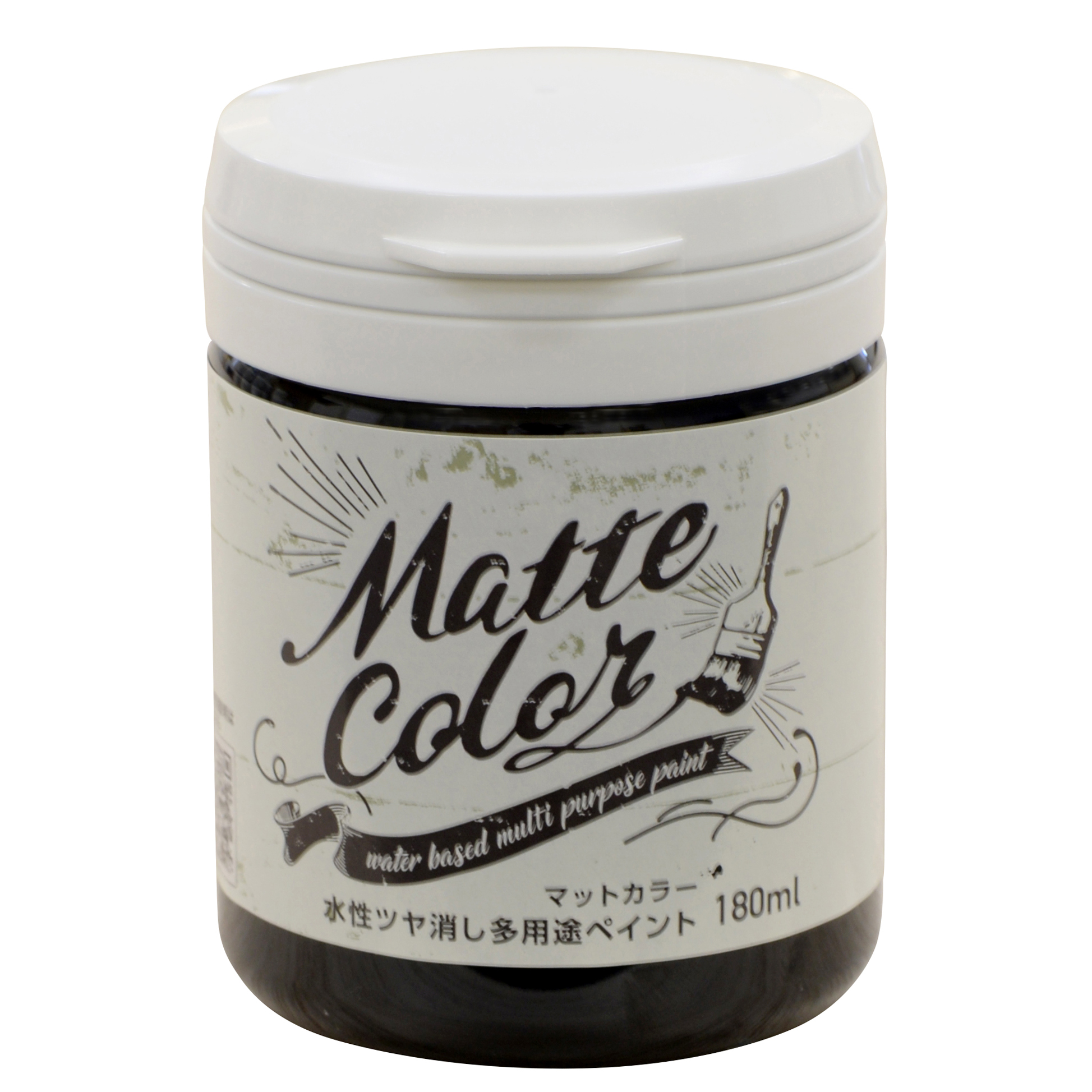 水基多功能油漆哑光颜色180ml喷气式黑色