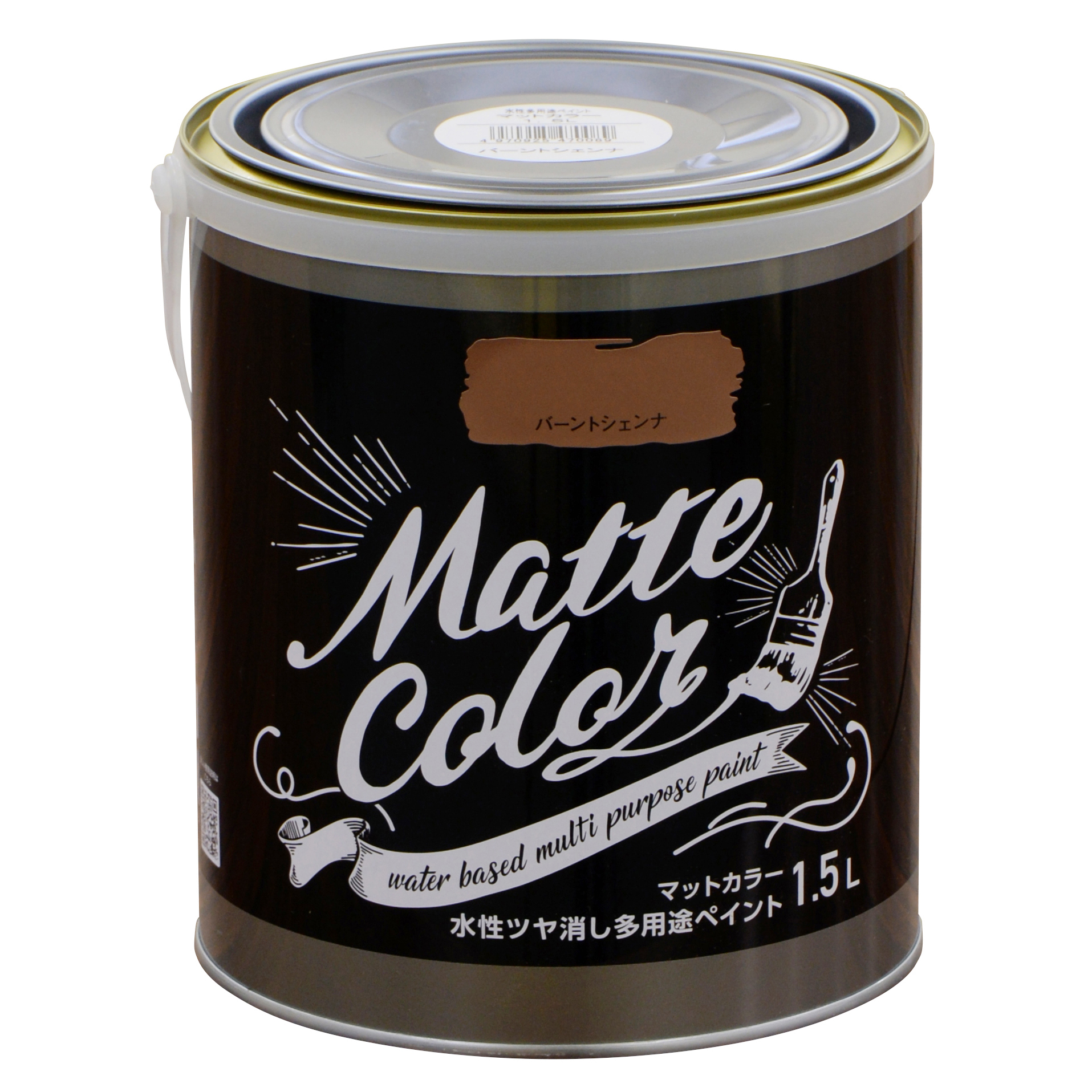 水基多功能油漆哑光颜色1.5L燃烧